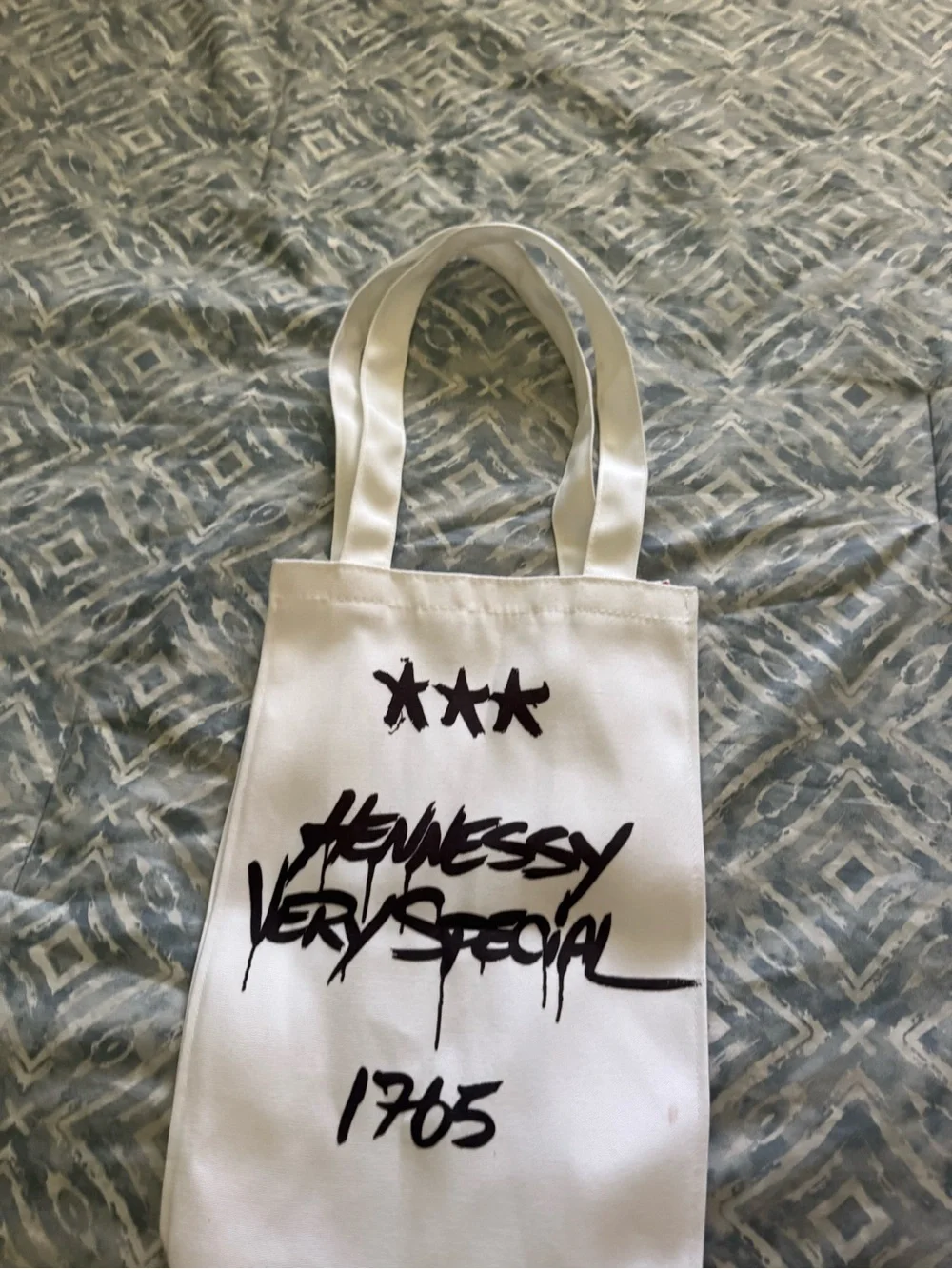 hennessy canvas tote by jon one with Multicolor Paint Splatter